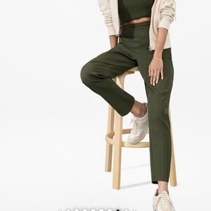 Athleta Endless High Rise Pant Olive Green